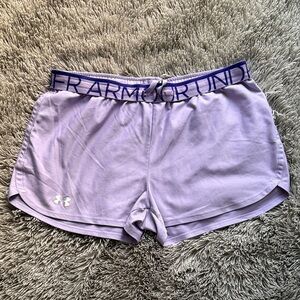 Under Armour Women's Lavender Athletic Shorts
